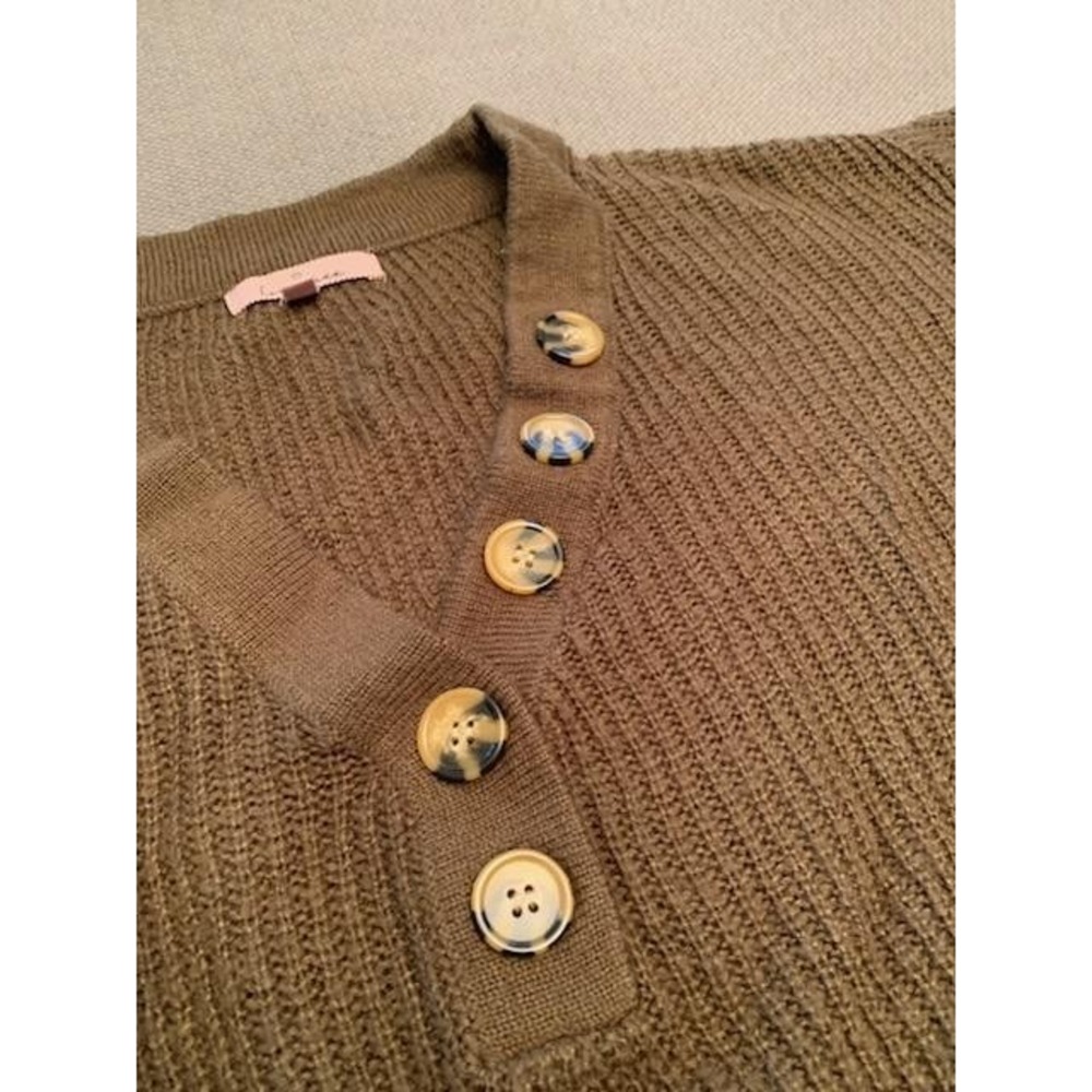 Love Tree pullover cropped Sweater forest Green size small